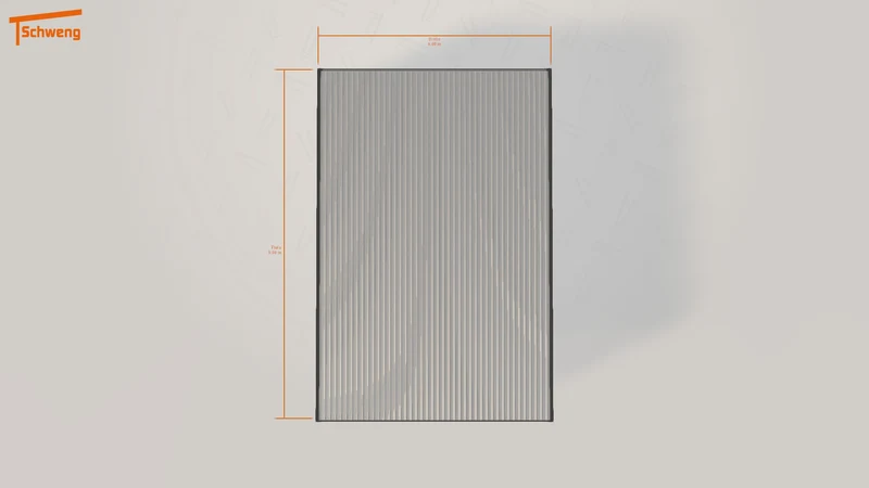 #DE Schweng Flachdachcarport C600 (ID x7x5r4)