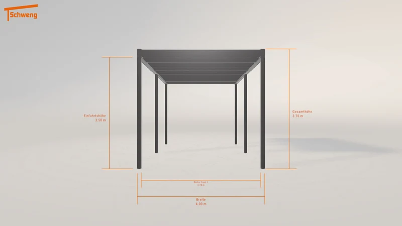 #DE Schweng Flachdachcarport C600 (ID mj5wyj) #MTG