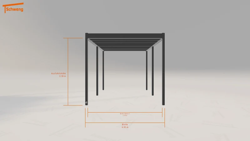 #DE Schweng Flachdachcarport C600 (ID mj5wyj) #MTG