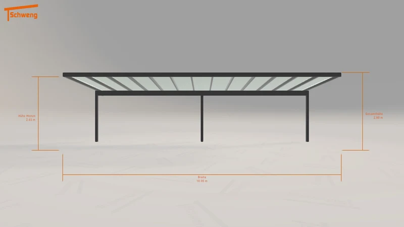 #DE Schweng Terrassenüberdachung S350 (ID 42z7z7)
