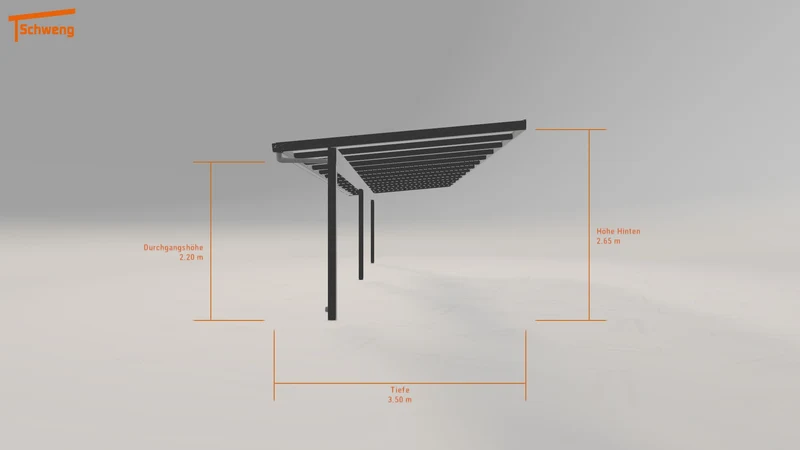 #DE Schweng Terrassenüberdachung S350 (ID 42z7z7)