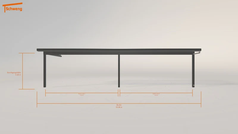 #DE Schweng Terrassenüberdachung S400 (ID k2949y)