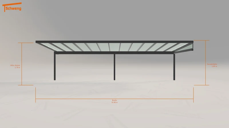 #DE Schweng Terrassenüberdachung S400 (ID k2949y)