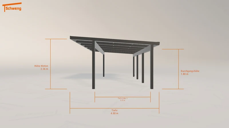 #DE Schweng Pultdachcarport S400 (ID x7xkw8)