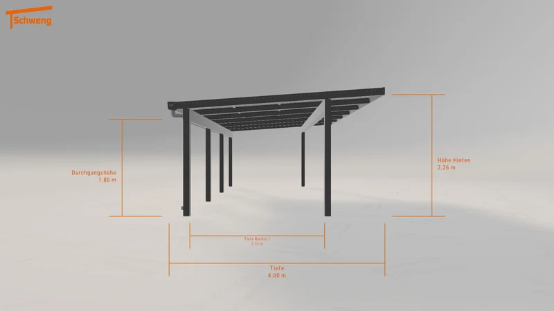 #DE Schweng Pultdachcarport S400 (ID x7xkw8)