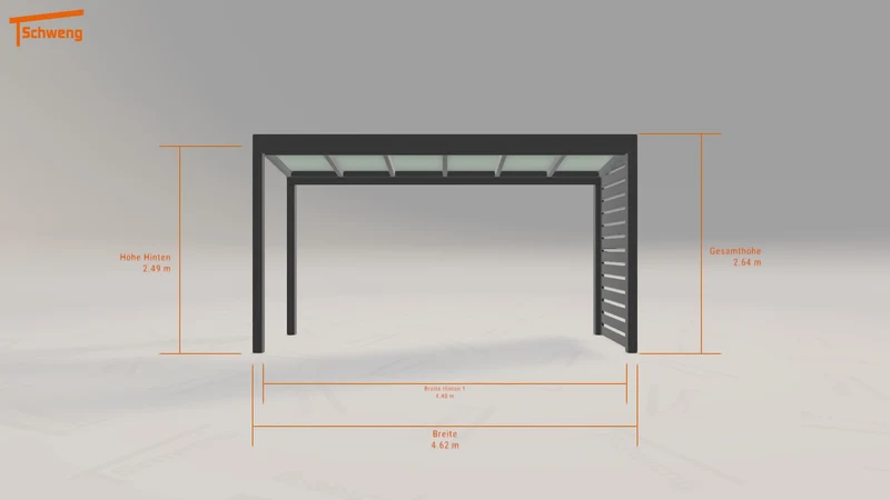 #DE Schweng Terrassenüberdachung S350 (ID qdj3p7)