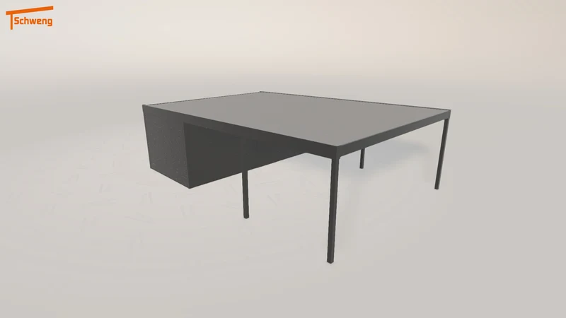 #DE Schweng Flachdachcarport C600 (ID zbjdb9) #MTG