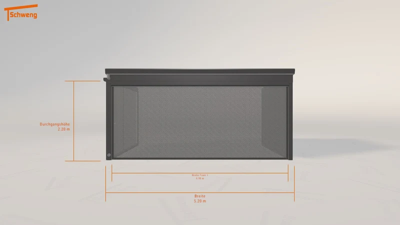 #DE Schweng Terrassenüberdachung S400 (ID zbjb3d)