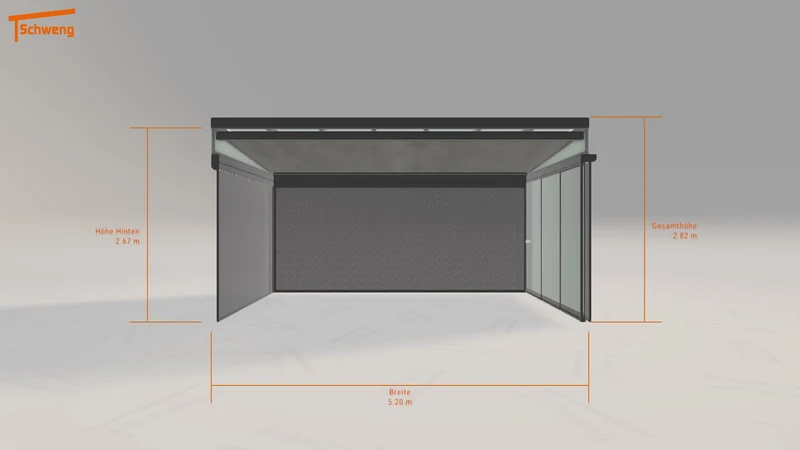 #DE Schweng Terrassenüberdachung S400 (ID zbjb3d)