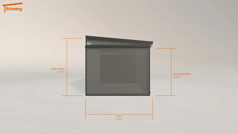 #DE Schweng Terrassenüberdachung S400 (ID zbjb3d)