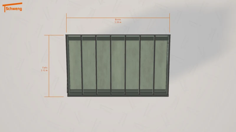 #DE Schweng Terrassenüberdachung S400 (ID zbjb3d)