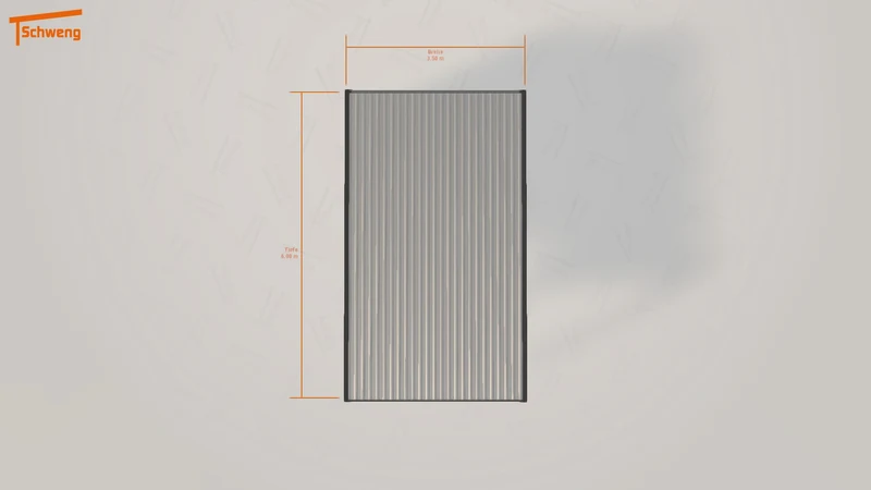 #DE Schweng Flachdachcarport C600 (ID 2qj2qj) #MTG