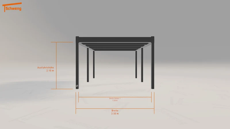 #DE Schweng Flachdachcarport C600 (ID zbjjgv) #MTG