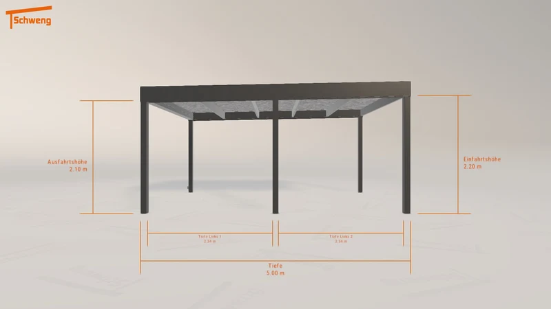 #DE Schweng Flachdachcarport C600 (ID zbjjgv) #MTG