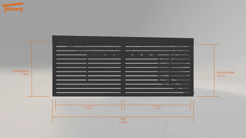 #CH Schweng Flachdachcarport C600+ (ID x7xxx4) #MTG