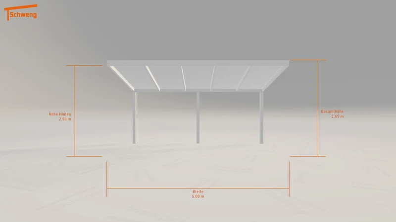 #DE Schweng Terrassenüberdachung S350 (ID v452v7)