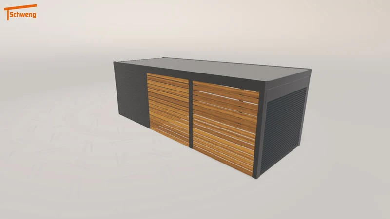 #DE Schweng Flachdachcarport C600 (ID bk9dyg) #MTG