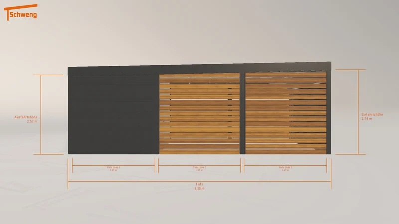#DE Schweng Flachdachcarport C600 (ID bk9dyg) #MTG