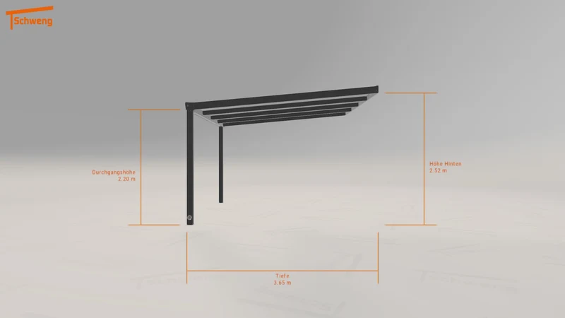 #DE Schweng Terrassenüberdachung S400 (ID k29vk5)