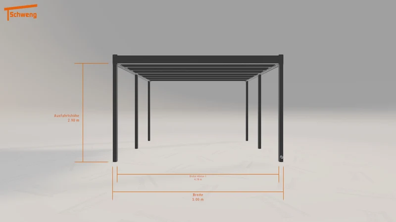 #DE Schweng Flachdachcarport C600+ (ID g78d7m) #MTG