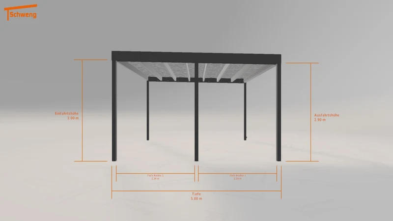 #DE Schweng Flachdachcarport C600+ (ID g78d7m) #MTG
