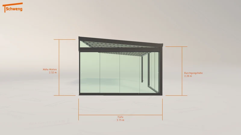 #DE Schweng Terrassenüberdachung S400 (ID 5mn84k)