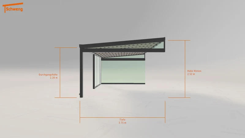 #DE Schweng Terrassenüberdachung S400 (ID yg8yd4)