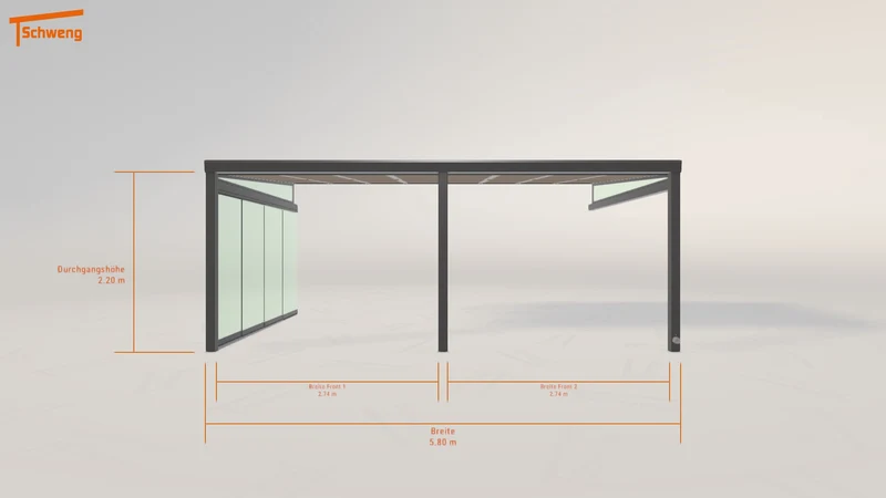 #DE Schweng Terrassenüberdachung S400 (ID 9wny3g)