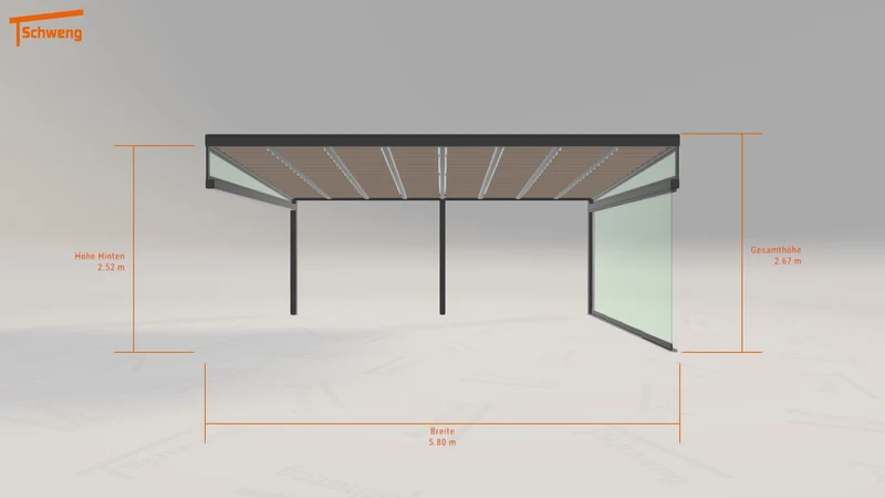 #DE Schweng Terrassenüberdachung S400 (ID 9wny3g)