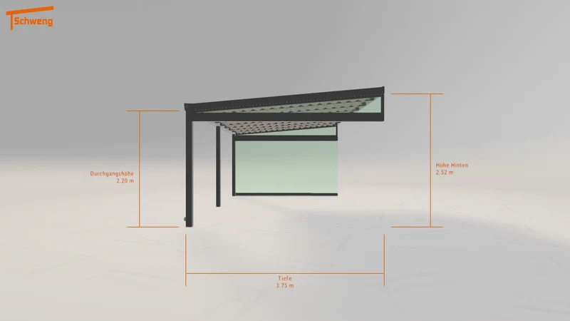 #DE Schweng Terrassenüberdachung S400 (ID 9wny3g)