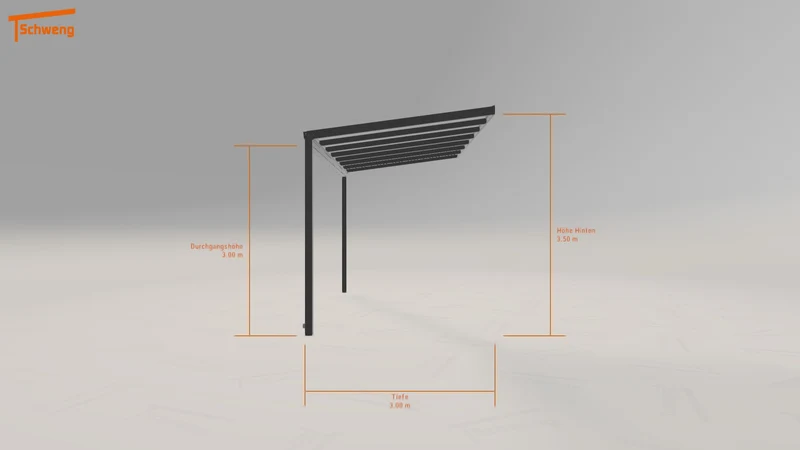 #DE Schweng Terrassenüberdachung S350 (ID jjzp7x)