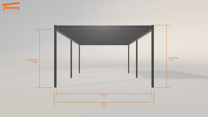 #DE Schweng Flachdachcarport C600+ (ID 85d9v5) #MTG