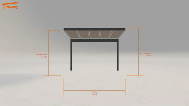 #DE Schweng Terrassenüberdachung S350 (ID n579v3)