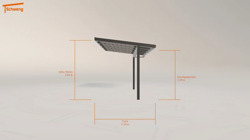 #DE Schweng Terrassenüberdachung S350 (ID n579v3)