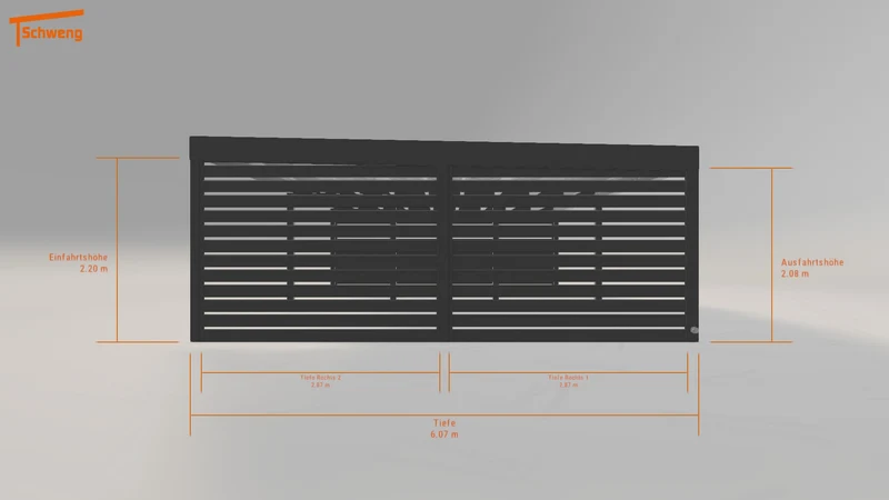 #AT Schweng Flachdachcarport C600+ (ID qdj77z) #MTG