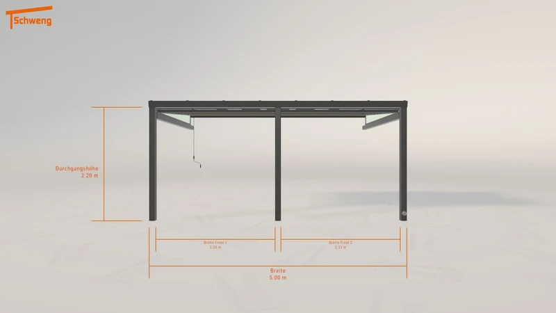 #DE Schweng Terrassenüberdachung S350 (ID v45znx)