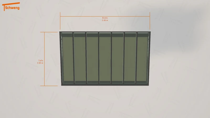 #DE Schweng Terrassenüberdachung S350 (ID v45znx)