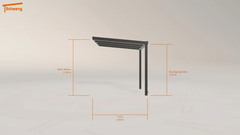 #DE Schweng Terrassenüberdachung S400 (ID w37dww)