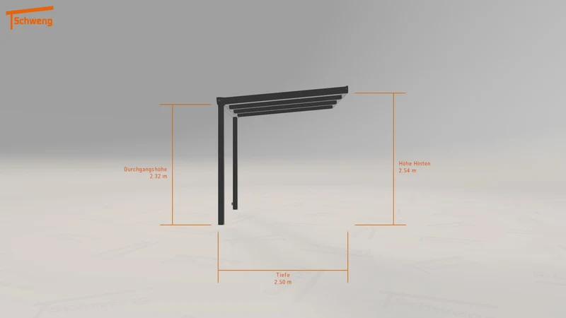 #DE Schweng Terrassenüberdachung S400 (ID w37dww)