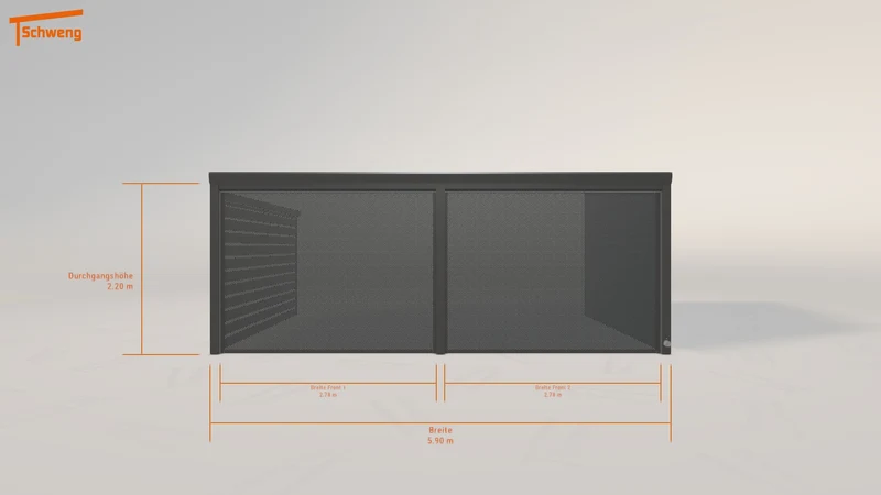 #DE Schweng Terrassenüberdachung S400 (ID zbj8qy)