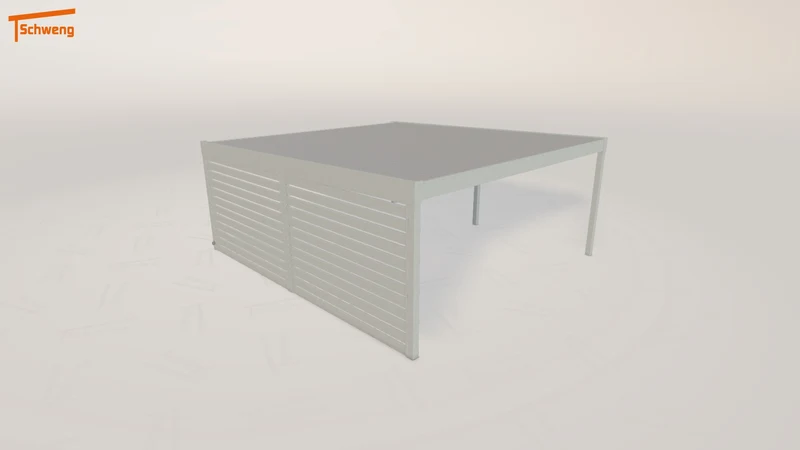 #DE Schweng Flachdachcarport C600 (ID 77q7xq) #MTG