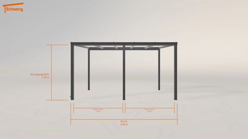 #DE Schweng Terrassenüberdachung S350 (ID bk9kbm)