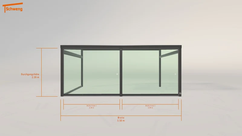 #AT Schweng Terrassenüberdachung S400 (ID g78yjn)