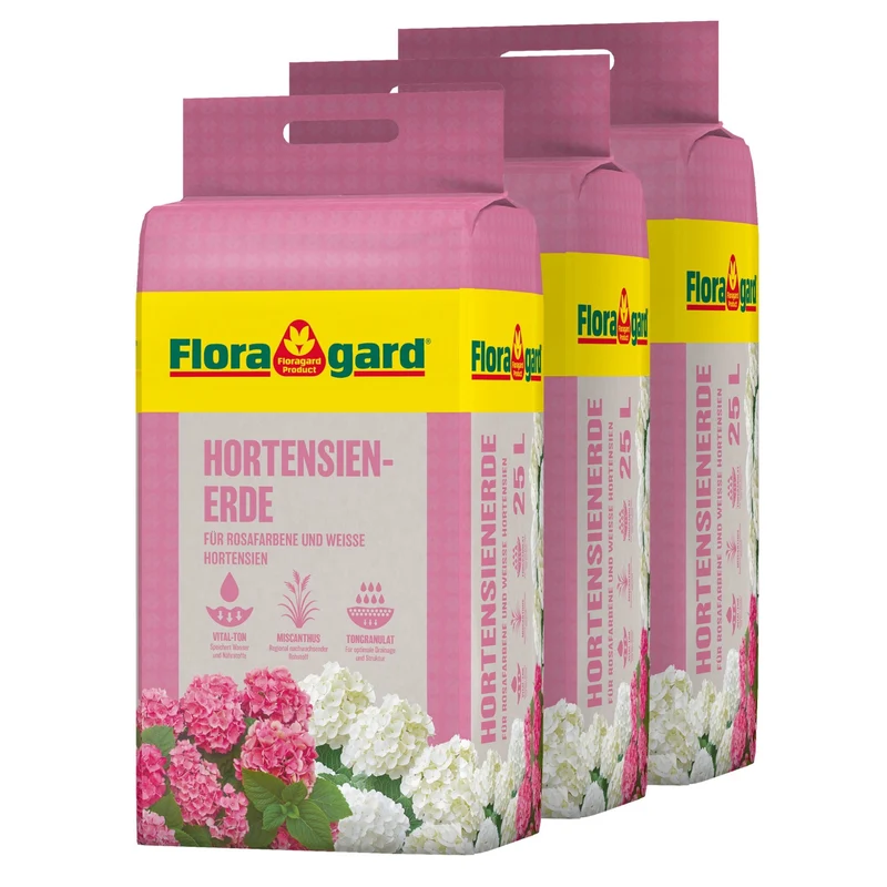 Floragard Hortensienerde Rosa-Weiß