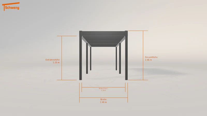 #DE Schweng Flachdachcarport C600 (ID n5db33) #MTG