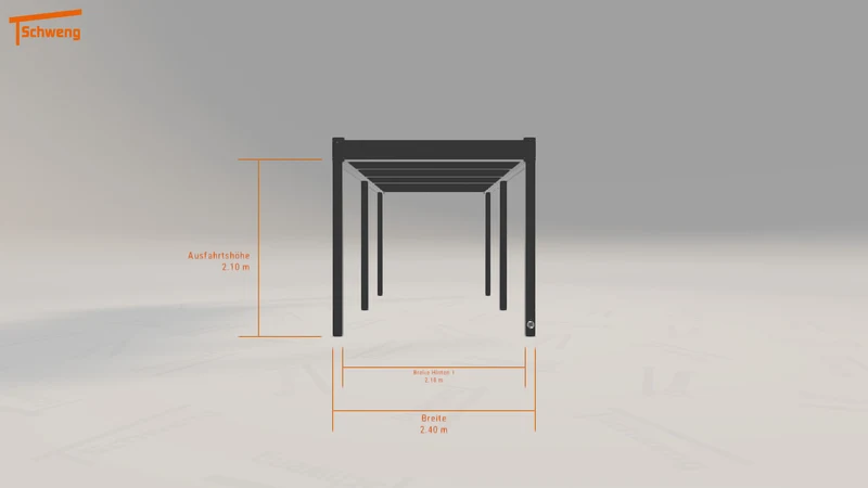 #DE Schweng Flachdachcarport C600 (ID n5db33) #MTG