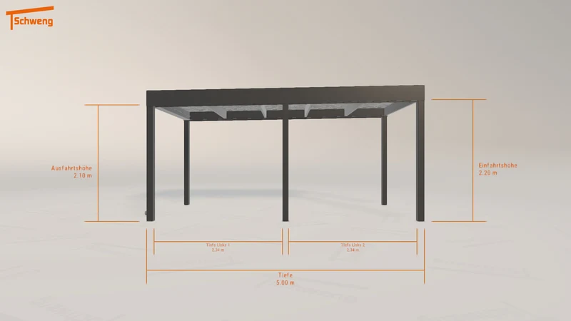 #DE Schweng Flachdachcarport C600 (ID n5db33) #MTG