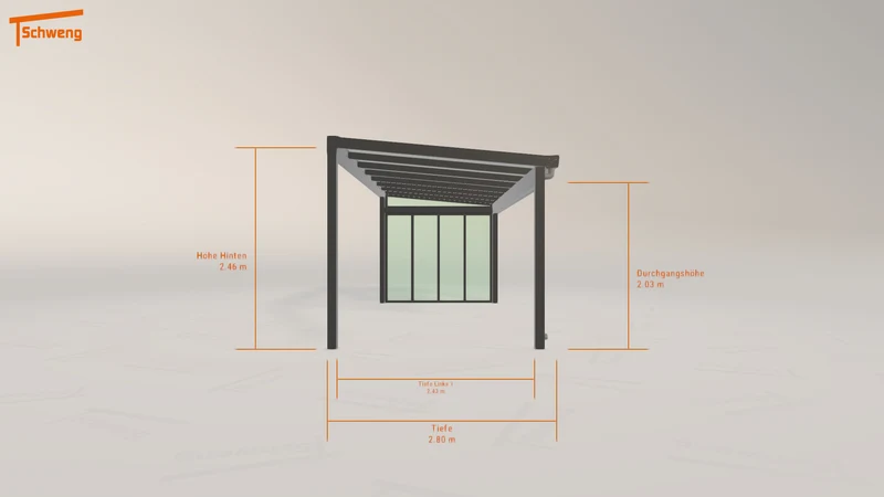 #AT Schweng Terrassenüberdachung S400 (ID g734zp)