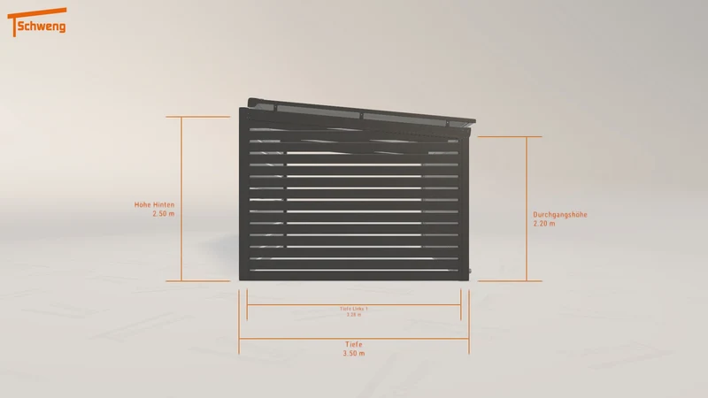 #DE Schweng Terrassenüberdachung S400 (ID 77w8wg)