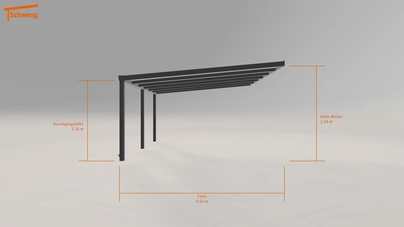 #DE Schweng Terrassenüberdachung S400 (ID 5mnqvr)